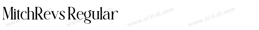 MitchRevs Regular字体转换 MitchRevs Regular字体转换